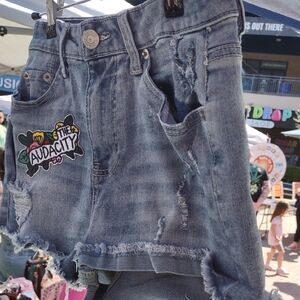 Forever 21 Stylish Blue Denim Shorts